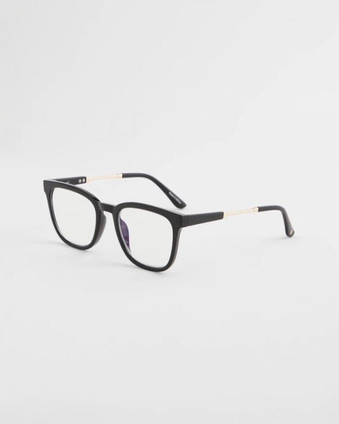 Chicos Glossy Black Readers - BLACK