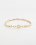 Chicos Mini Bead Stretch Hero Bracelet - GOLD Chicos Mini Bead Stretch Hero Bracelet - GOLD