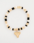 Chicos Shark's Tooth Stretch Bracelet - BLACK Chicos Shark's Tooth Stretch Bracelet - BLACK