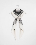 Chicos Printed Triangle Neckerchief Scarf - BLACK Chicos Printed Triangle Neckerchief Scarf - BLACK