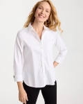 Chicos No Iron Stretch Shirt - OPTIC WHITE Chicos No Iron Stretch Shirt - OPTIC WHITE