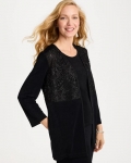 Chicos Travelers™ Collection Lace Jacket - TRAVELERS BLACK Chicos Travelers™ Collection Lace Jacket - TRAVELERS BLACK