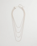 Chicos Multi-Layer Snake Chain Necklace - SILVER Chicos Multi-Layer Snake Chain Necklace - SILVER