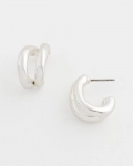 Chicos Silver Double Mini Hoop Earrings - SILVER Chicos Silver Double Mini Hoop Earrings - SILVER
