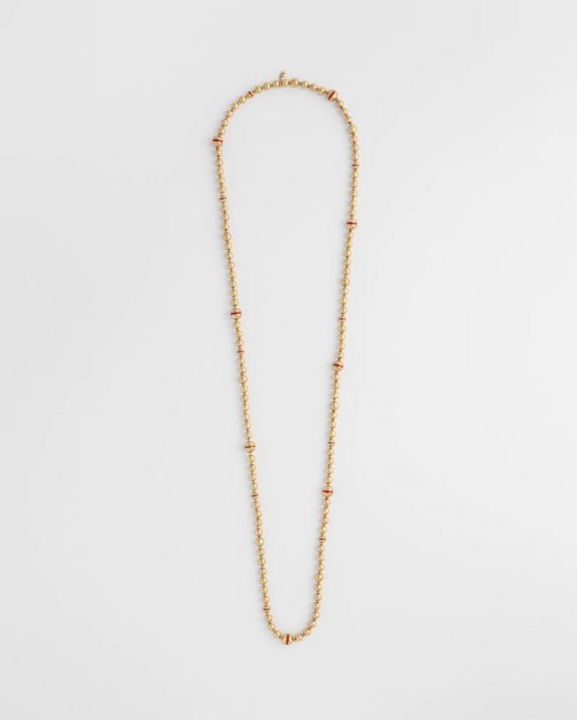 Chicos Art Deco Beaded Necklace - GOLD Chicos Art Deco Beaded Necklace - GOLD