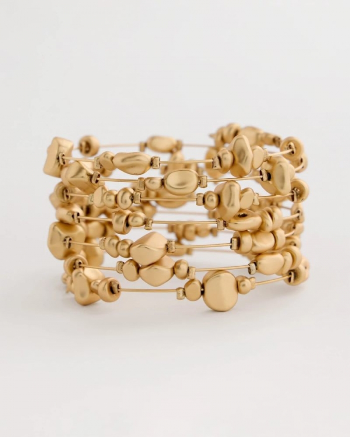 Chicos Goldtone Coil Bracelet - GOLD