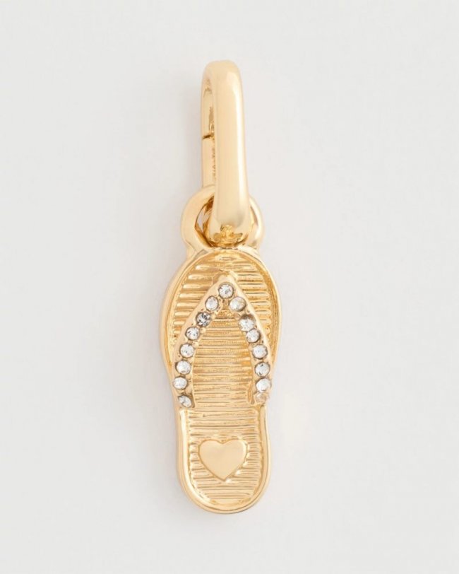 Chicos Flip Flop Charm - GOLD