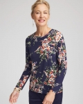 Chicos Touch of Cool™ Layering Tee - PASSPORT BLUE Chicos Touch of Cool™ Layering Tee - PASSPORT BLUE