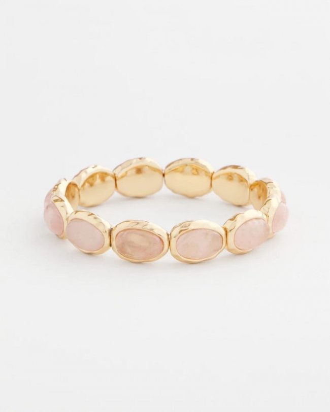 Chicos Blush Large Stretch Bracelet - BLUSH
