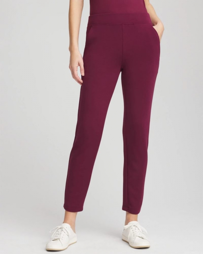 Chicos Zenergy® Soft Ankle Pants - DEEP CHIANTI