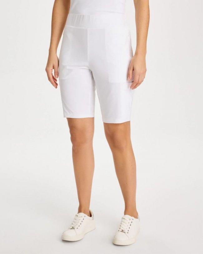 Chicos Zenergy® UPF Shorts - ALABASTER