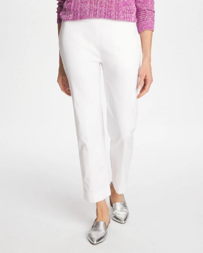 Chicos Brigitte™ Straight Crop - ALABASTER