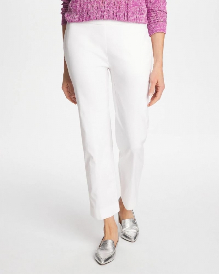 Chicos Brigitte™ Straight Crop - ALABASTER