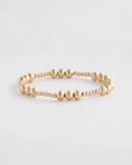 Chicos Gold-tone Small Bead Stretch Bracelet - GOLD Chicos Gold-tone Small Bead Stretch Bracelet - GOLD