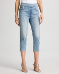 Chicos Pull-On Capri Jeans - PRINTEMPS INDIGO Chicos Pull-On Capri Jeans - PRINTEMPS INDIGO