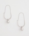 Chicos Silver Bead Threader Earrings - SILVER Chicos Silver Bead Threader Earrings - SILVER