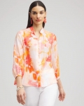 Chicos Watercolor Shirt - ALABASTER Chicos Watercolor Shirt - ALABASTER