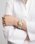 Chicos Multistrand Leather Magnetic Bracelet - MIXED METALS Chicos Multistrand Leather Magnetic Bracelet - MIXED METALS