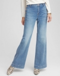 Chicos Super-Soft Flare Jeans - SILVER LAKE INDIGO Chicos Super-Soft Flare Jeans - SILVER LAKE INDIGO