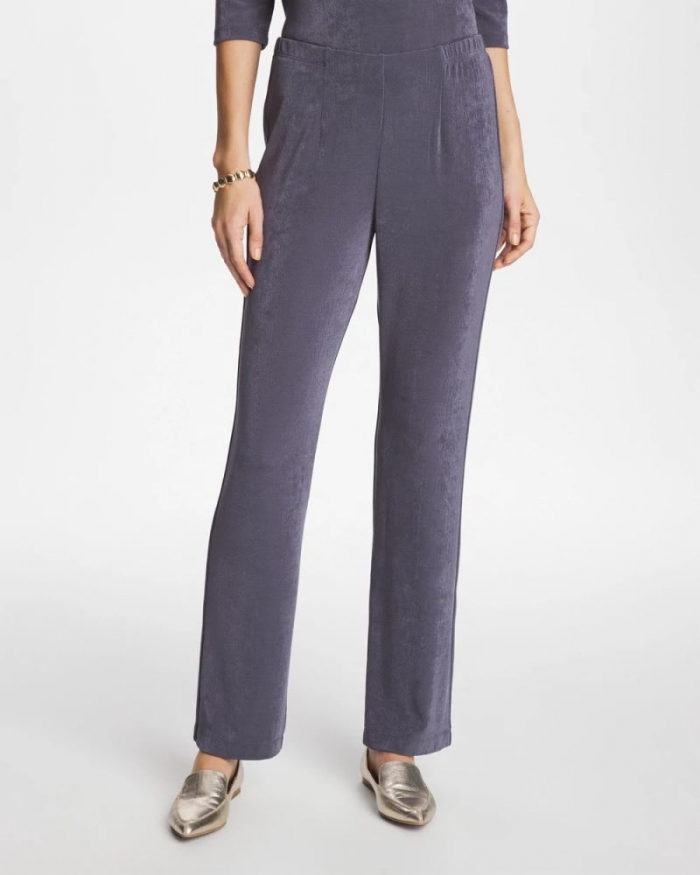Chicos Travelers™ No Tummy Pants - SOFT SLATE