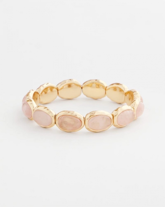 Chicos Blush Large Stretch Bracelet - BLUSH
