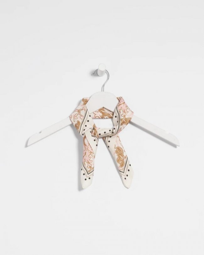 Chicos Square Neckerchief Scarf - ENGLISH CREAM Chicos Square Neckerchief Scarf - ENGLISH CREAM