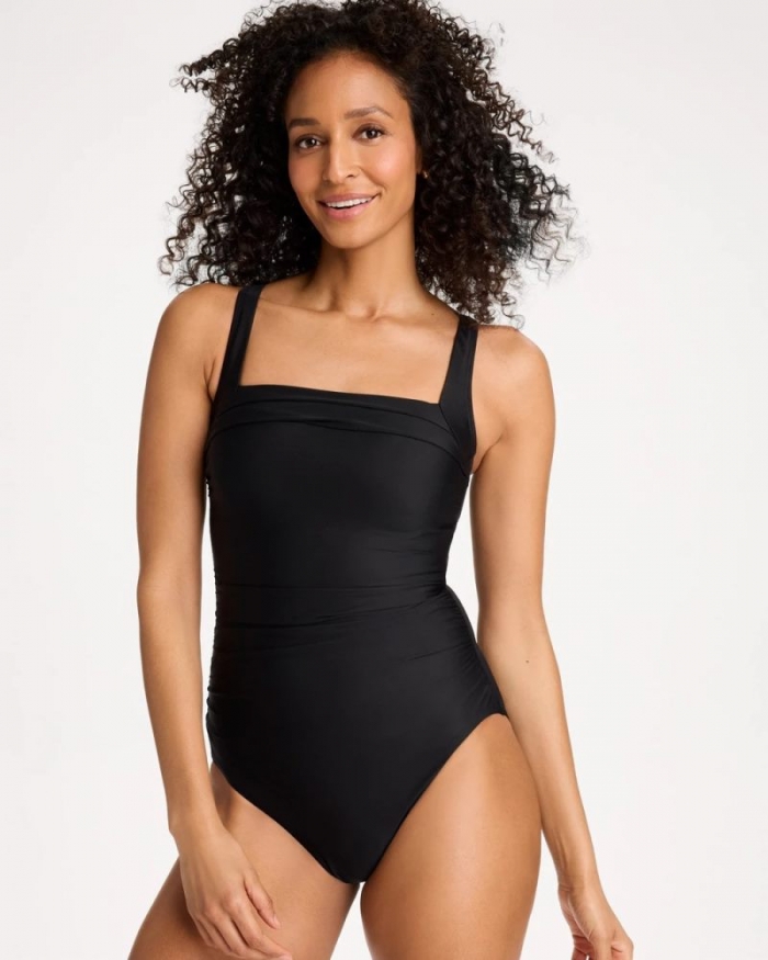 Chicos Miraclesuit® Rock Solid Polaris One Piece - BLACK