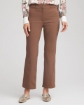 Chicos Emme Cropped Flared Pants - DRIED MUSHROOM Chicos Emme Cropped Flared Pants - DRIED MUSHROOM