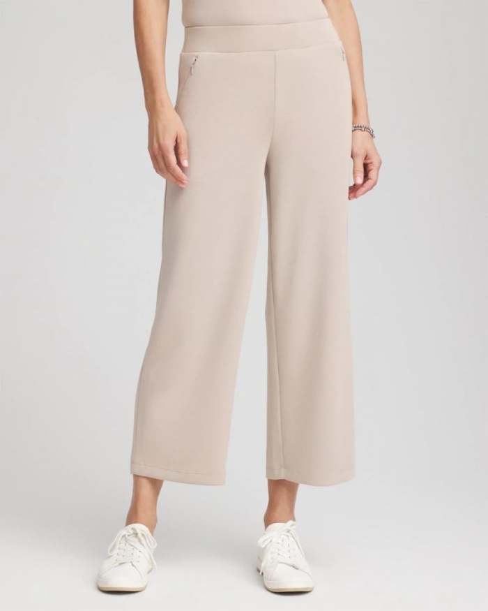 Chicos Zenergy® Cropped Pants - TIBET TAUPE