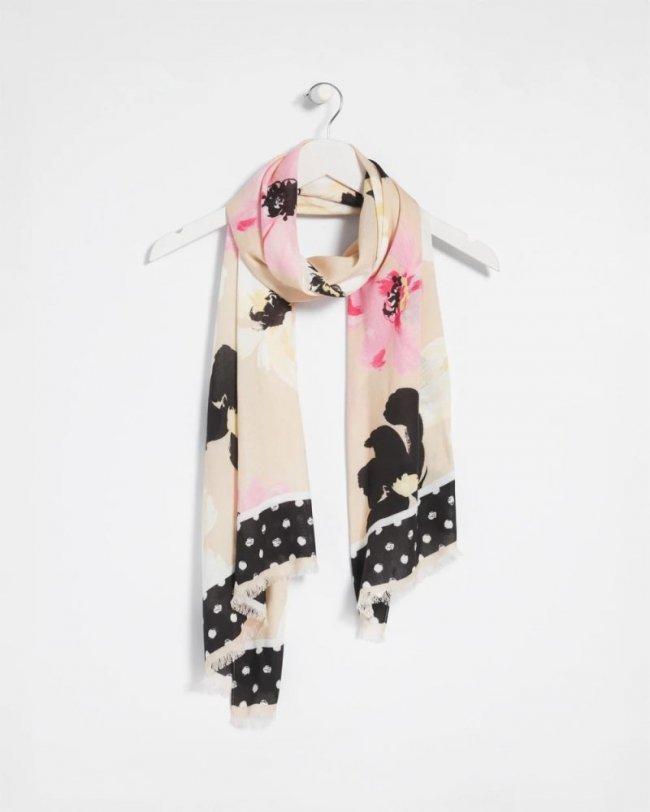 Chicos Blossom Burst Oblong Scarf - SWEET BLOSSOM Chicos Blossom Burst Oblong Scarf - SWEET BLOSSOM