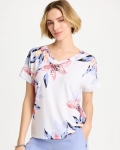 Chicos Zenergy® Lily Drop Shoulder Tee - CALYPSO CORAL Chicos Zenergy® Lily Drop Shoulder Tee - CALYPSO CORAL