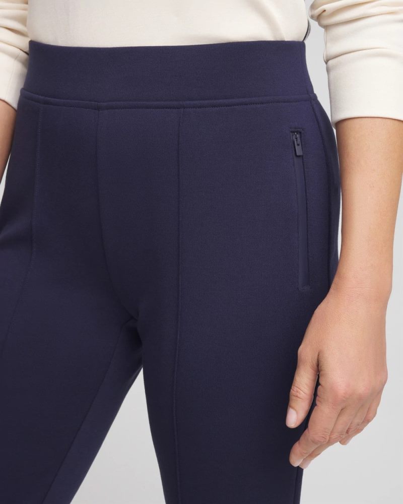 Chicos Zenergy® Double-Knit Ankle Pants - PASSPORT BLUE