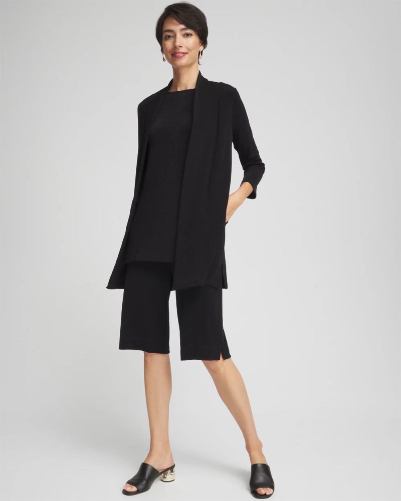 Chicos Travelers™ No Tummy Shorts - TRAVELERS BLACK