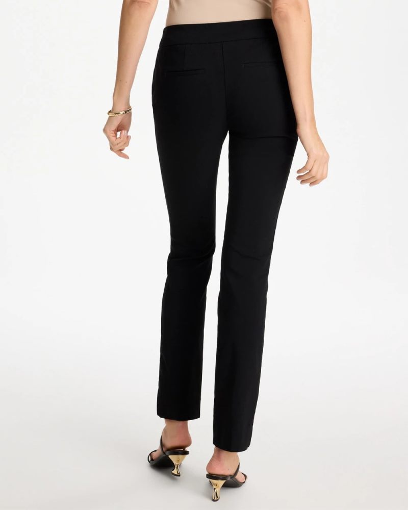 Chicos Brigitte™ Slim Pull-On Pants - BLACK