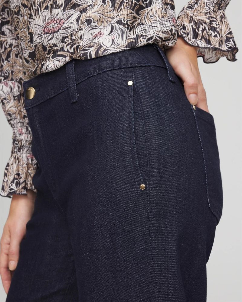 Chicos High-Rise Trouser Jeans - CEDAR RINSE