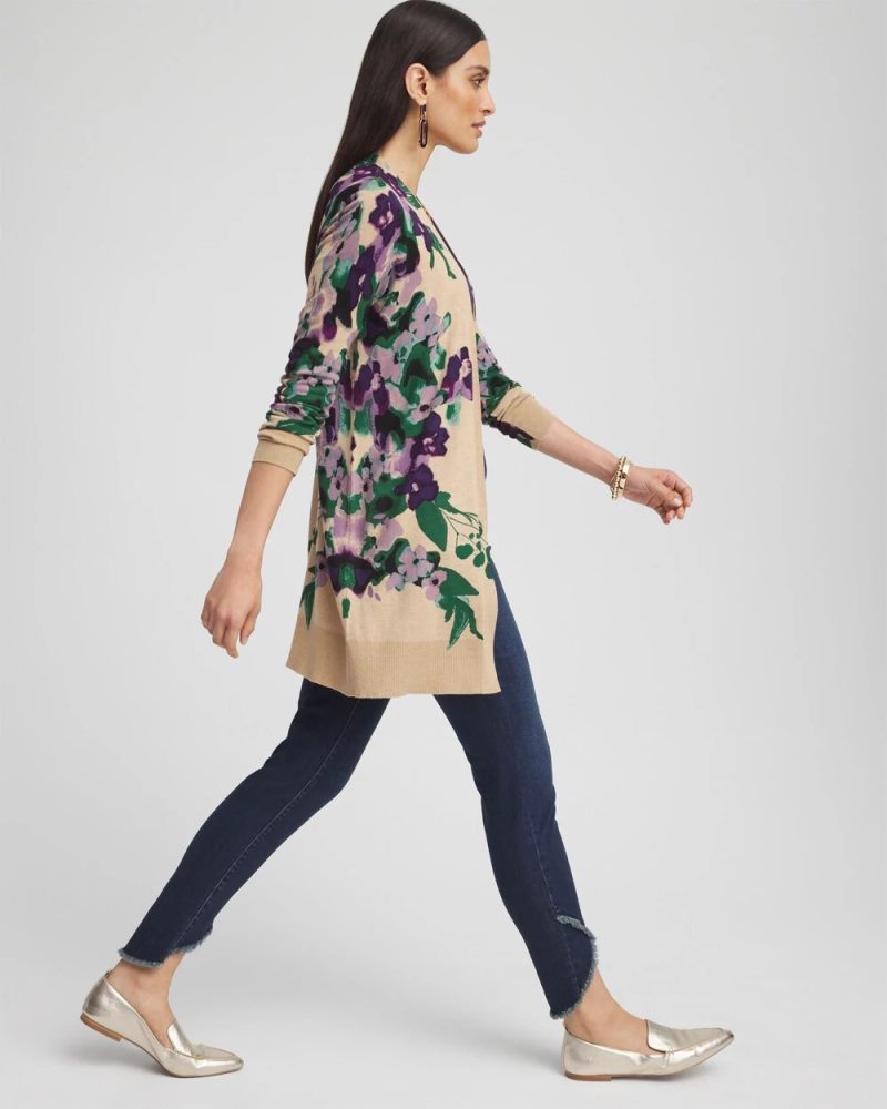 Chicos Tulip Hem Pull-On Ankle Jeggings - LUNABELLE INDIGO