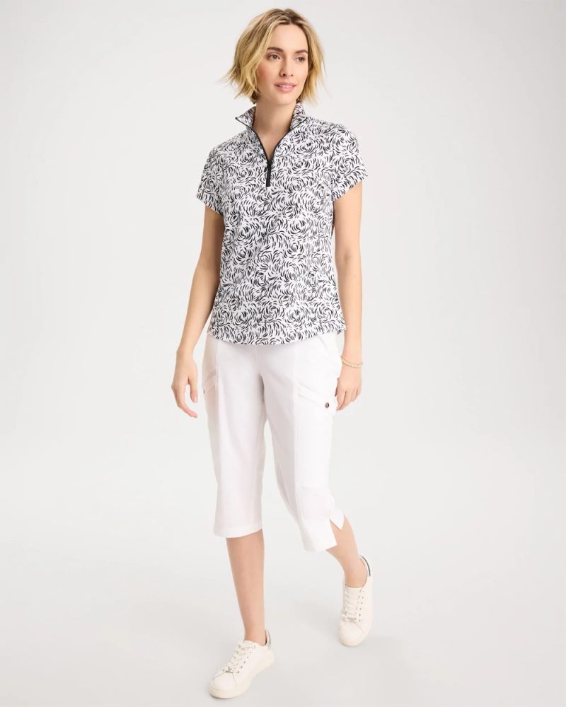 Chicos Zenergy® UPF Pedal Pusher Pants - ALABASTER