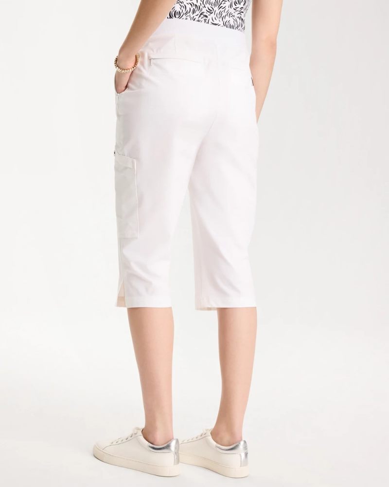 Chicos Zenergy® UPF Pedal Pusher Pants - ALABASTER