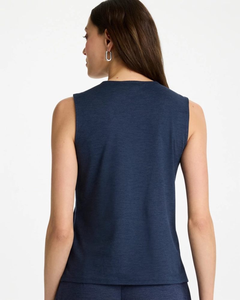 Chicos Zenergy® Cloud V-Neck Tank - PASSPORT BLUE