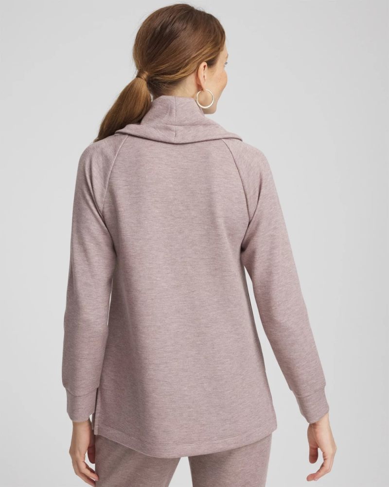 Chicos Zenergy® Soft Tunic - TAUPE HEATHER