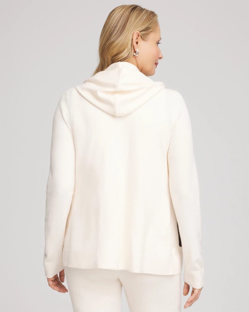 Chicos Zenergy® Luxe Cashmere-Blend Jacket - ENGLISH CREAM