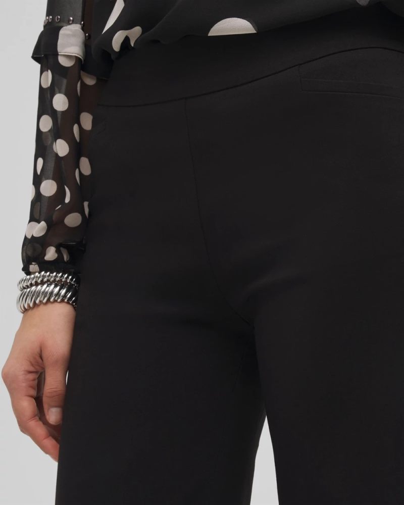 Chicos Brigitte™ Slim Wide-Leg Pants - BLACK