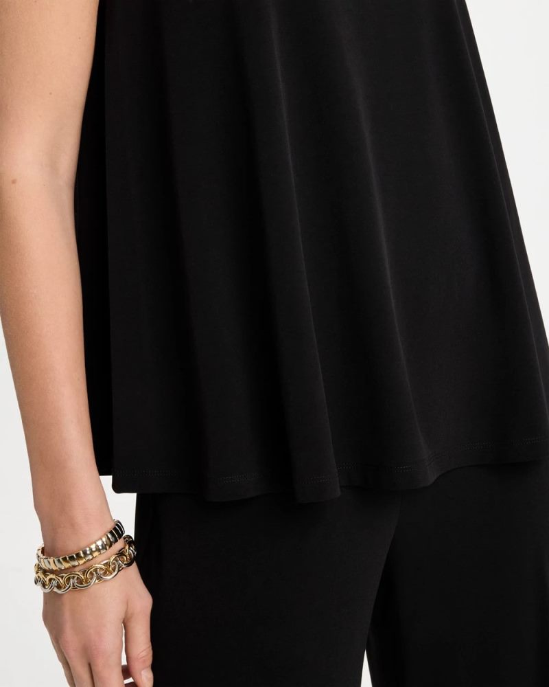 Chicos Travelers™ Knit Swing Tank - BLACK