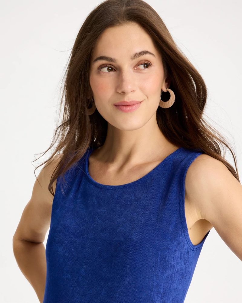 Chicos Travelers™ Convertible Tank - RICH COBALT