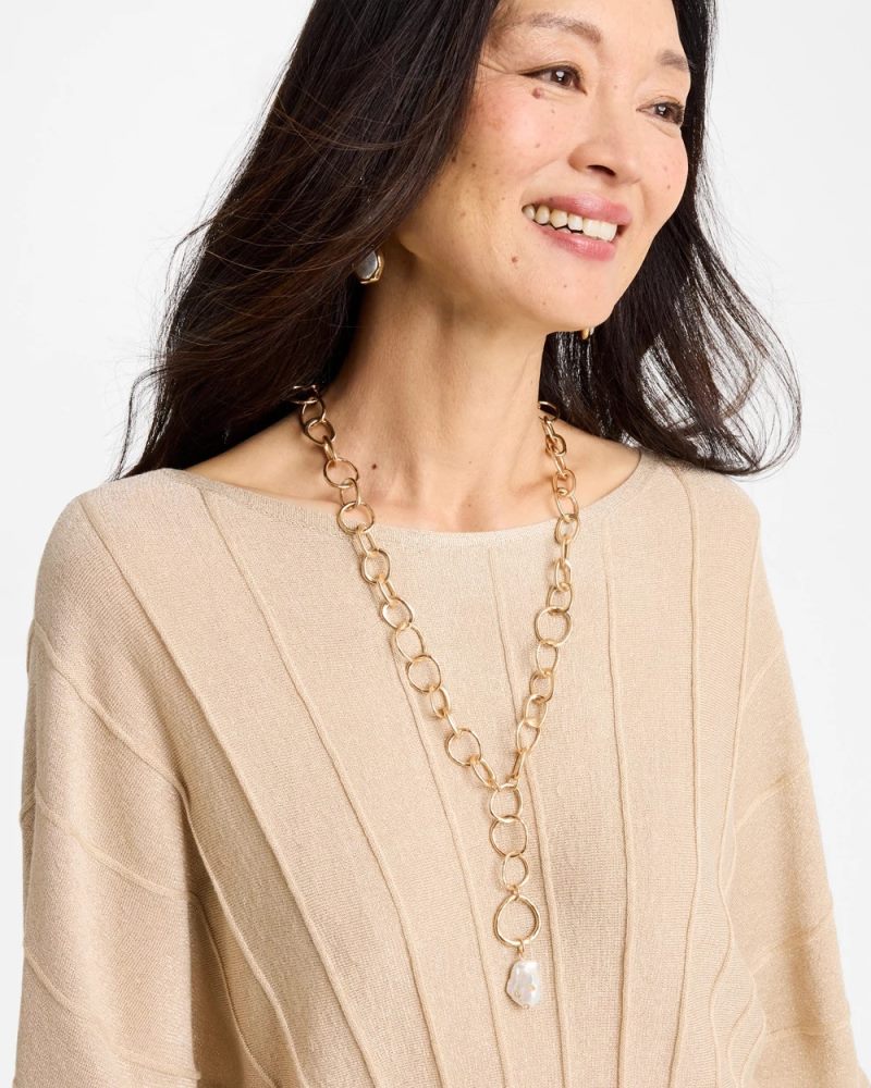 Chicos Pearl Y-Necklace - PEARL