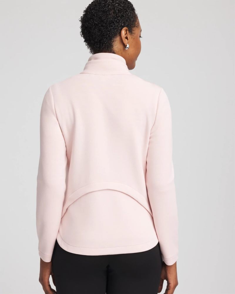 Chicos Zenergy® Convertible Jacket - ROSE SMOKE