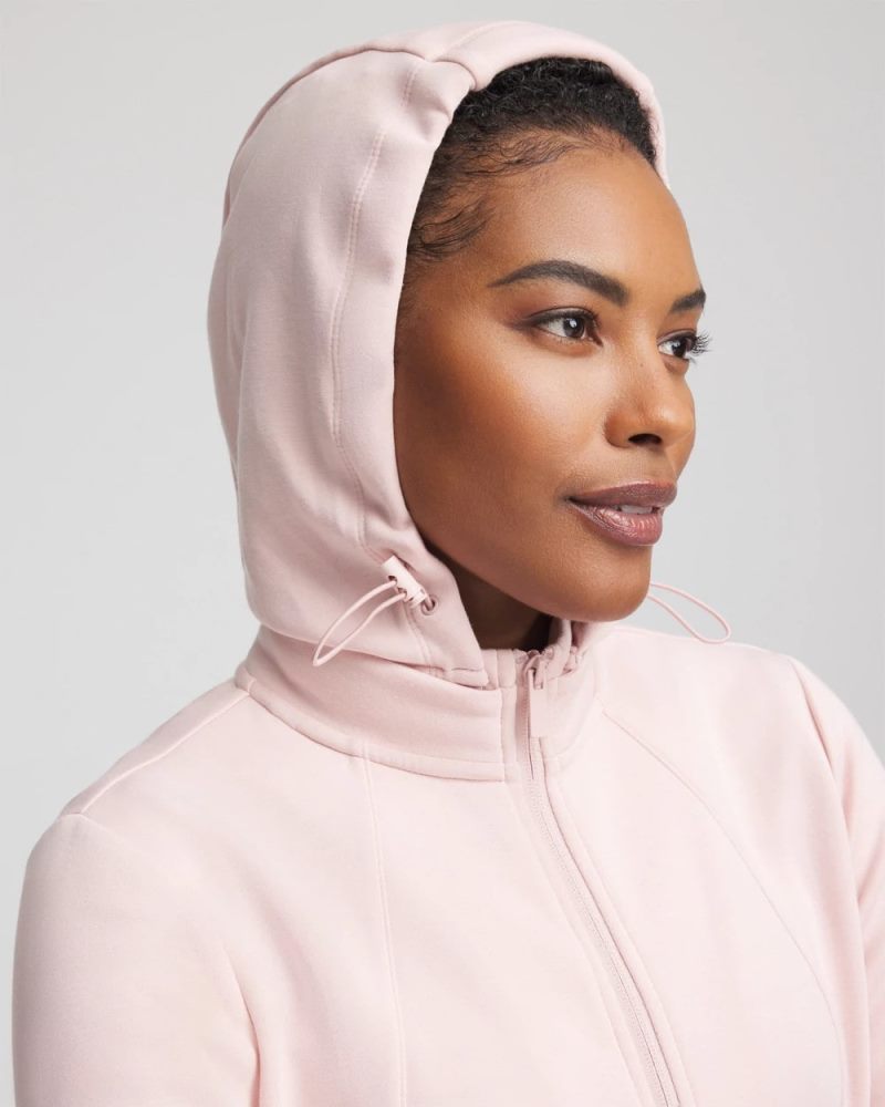 Chicos Zenergy® Convertible Jacket - ROSE SMOKE