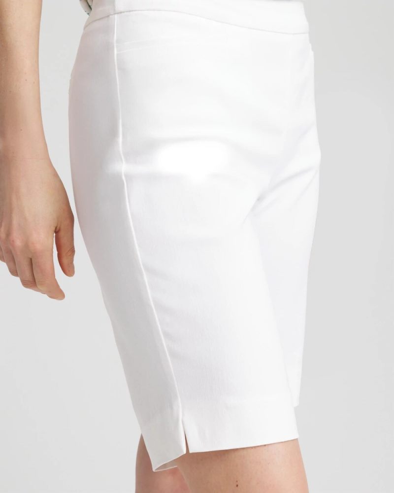 Chicos Brigitte™ Pull-On Slim Shorts - ALABASTER