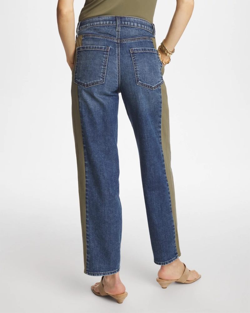 Chicos Utility Barrel Jeans - MARIANA INDIGO