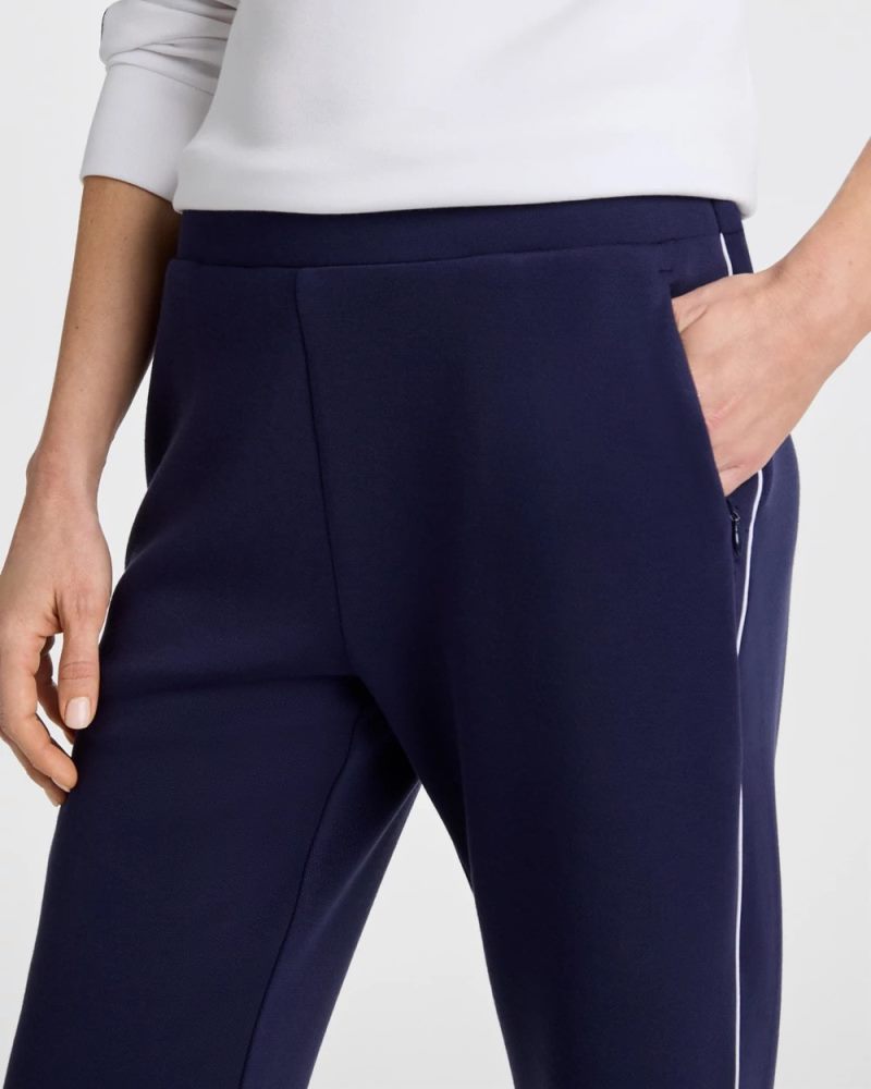 Chicos Zenergy® Soft Pique Cropped Pants - PASSPORT BLUE